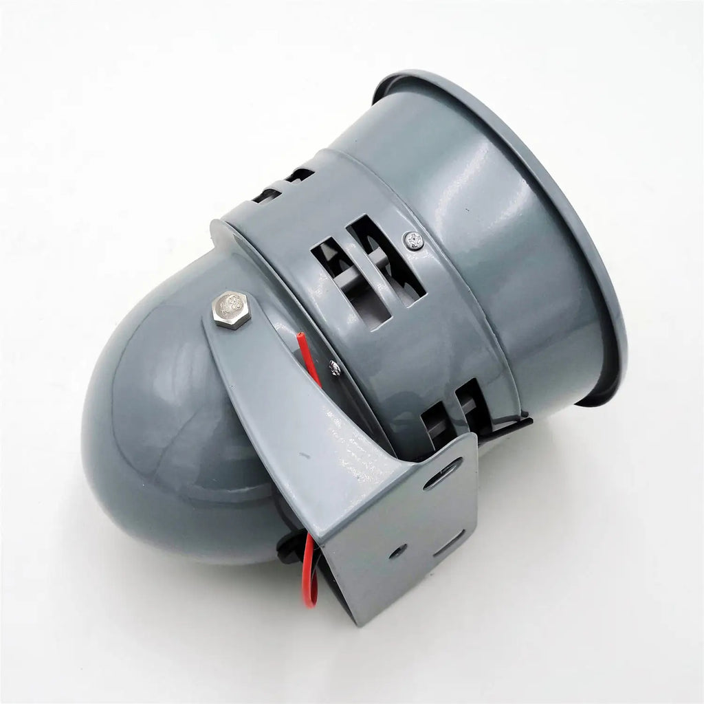 12v 300db Gray Electric Motor Driven Air Raid Air Horn Siren Alarm 420Hz For Truck Cars SU