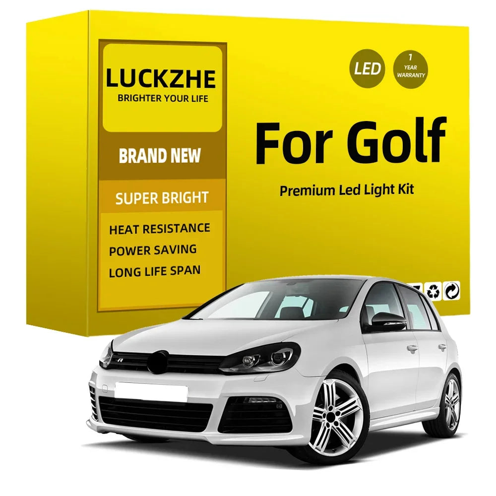 LED Interior Light Kit for Volkswagen VW Golf 4 5 6 7 MK4 MK5 MK6 MK7 GTI GT Car LED Interior Light Kit Canbus No Err...