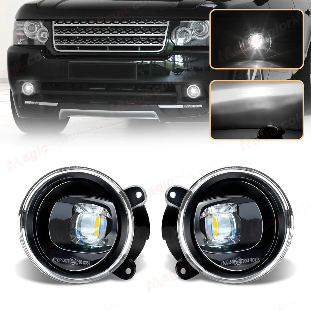 For Land Rover Discovery 2 3 For Range Rover L322 Sport LED Fog Lamps Front Bumper White Y | AUTOKITSHOP