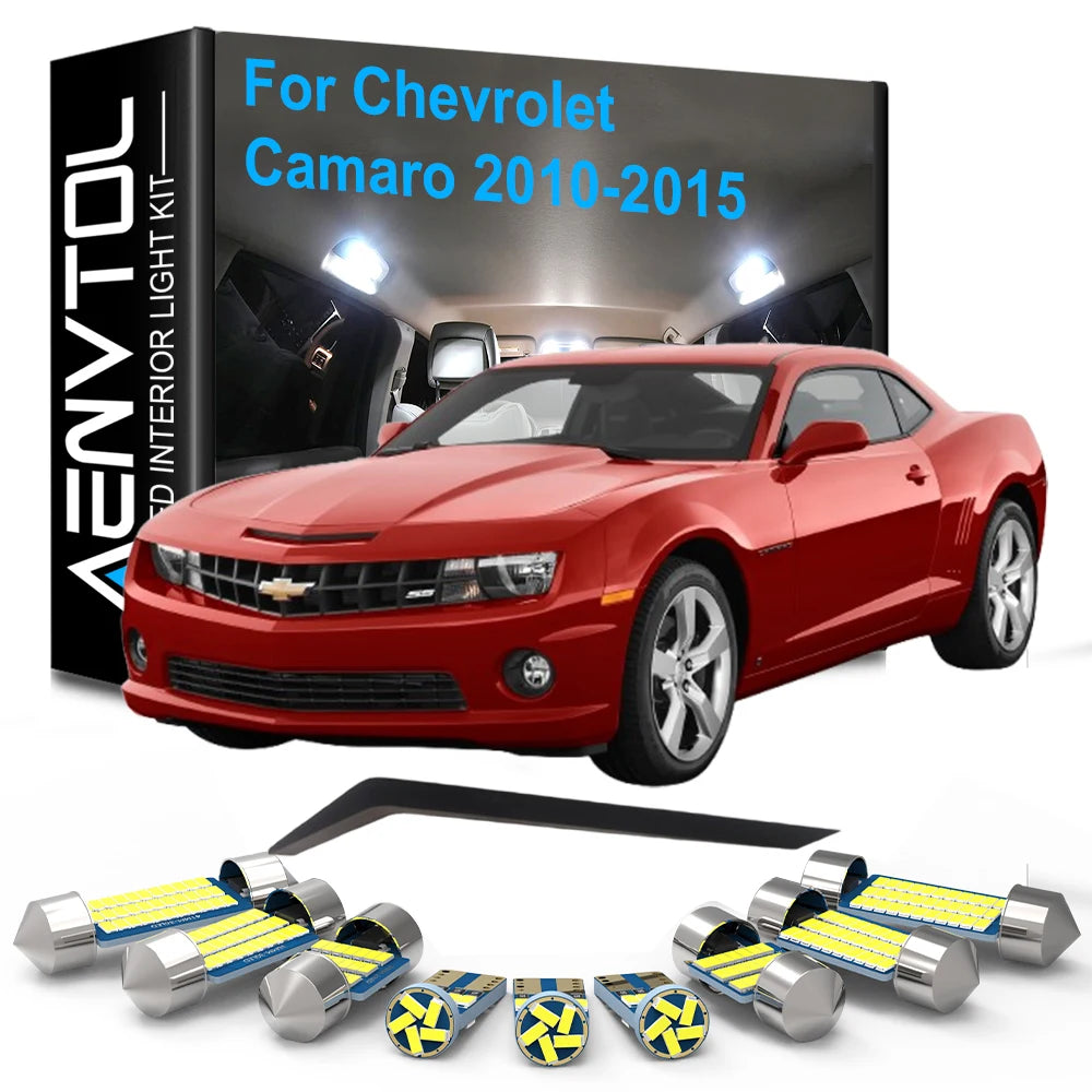 6-Piece LED Interior Light Kit for Chevrolet Camaro - Canbus Error-Free Bulbs | AUTOKITSHOP