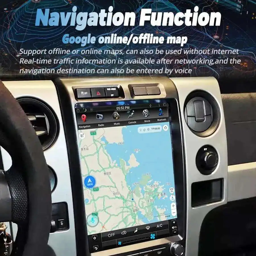 13Inch Radio Android CarPlay For Ford F150 F-150 For Ford Raptor 2009-2012 2013-2014 Car A | AUTOKITSHOP