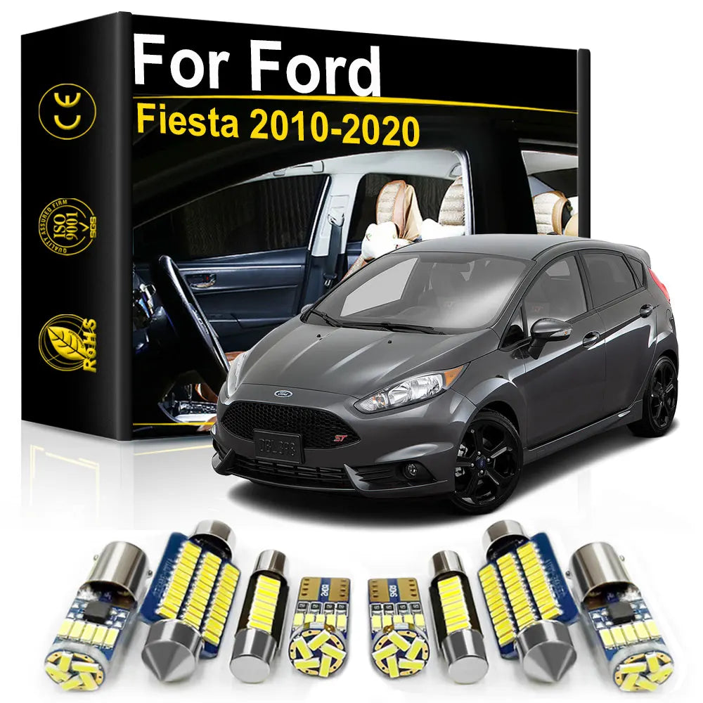 LED Interior Light Kit for Ford Fiesta - Canbus Error-Free Bulbs | AUTOKITSHOP