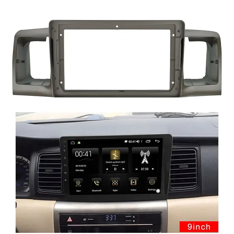9 Inch 2din Car Radio Fascia For TOYOTA Corolla EX 2007-2012 Double Din Car Dvd Frame Adap | AUTOKITSHOP