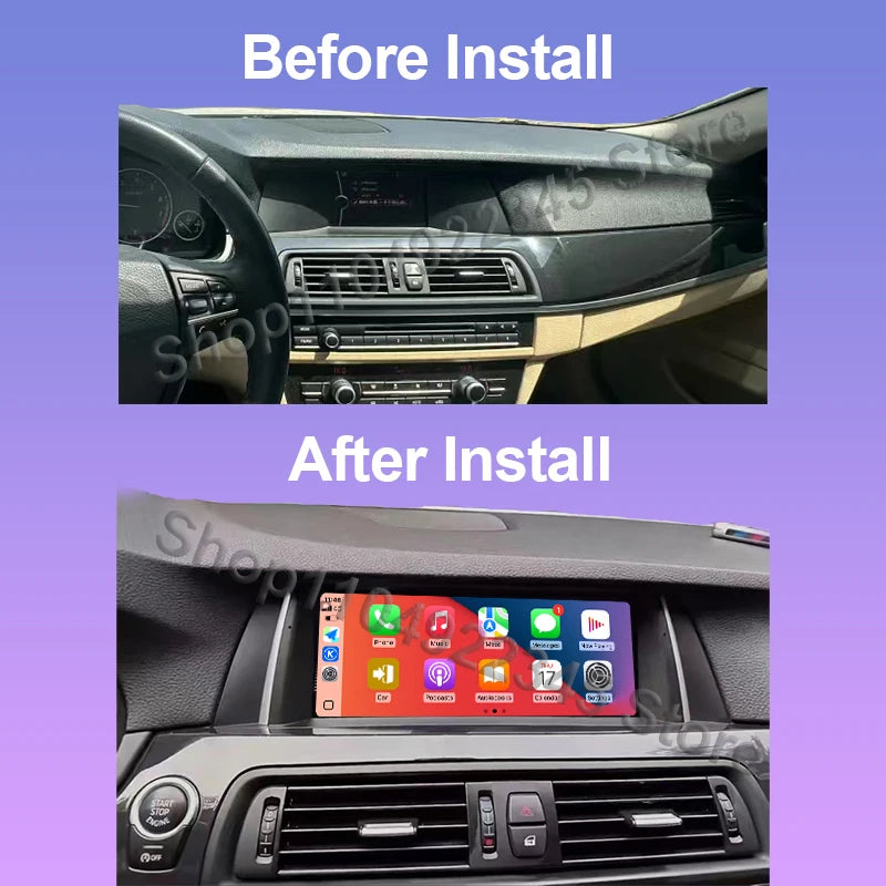 10.25'' Android 16 Wireless Carplay For BMW 5 Series F10 F11 2011-2017 CIC NBT Car Screen
