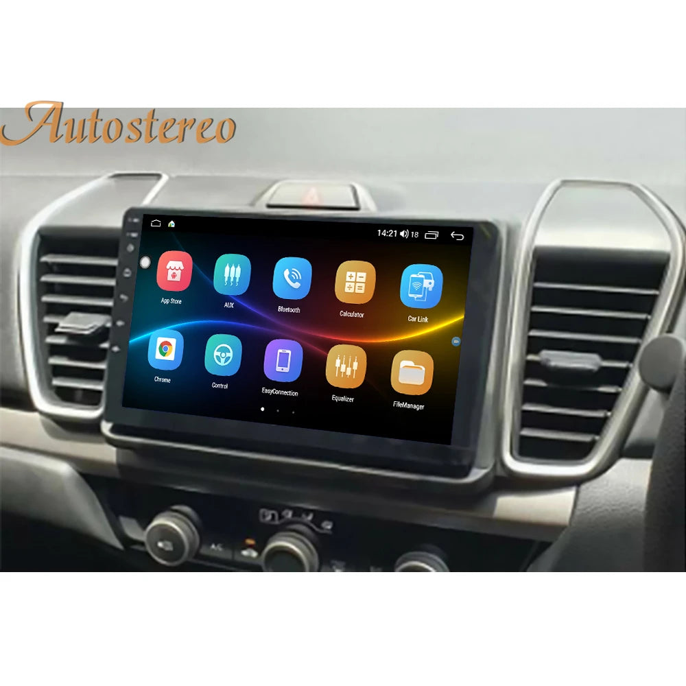 Carplay Android13 Car Media Player GPS Navigation For Honda City 2021 2022-25 Auto Radio S