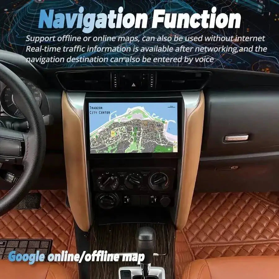 Multimedia Video Player For Toyota Fortuner 2015-202111.5inch GPS Android Autoradio hilux