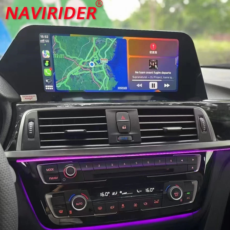 10.25" Car Android Blade Screen For BMW 3 4 Series GT F30 2013-2019 Multimedia Player Ster