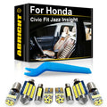 LED Interior Light Kit for Honda Accord 7 8th Civic EG EK 3D 4D 5D 10th Fit Jazz Insight 1990-2021 - Canbus Dome Map ...
