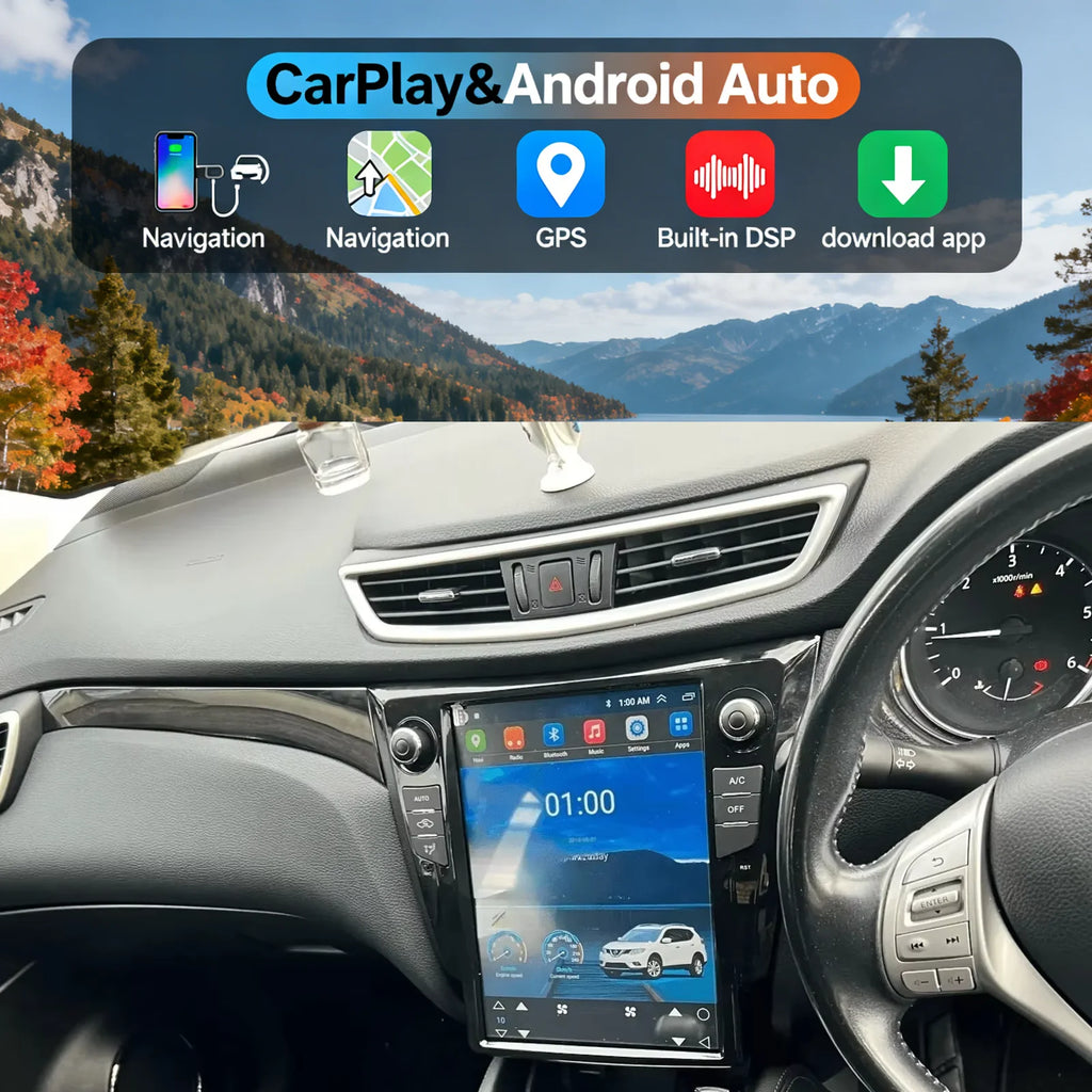 12.1" Android14 Qled Screen For Nissan X-Trail Xtrail X Trail T32 Qashqai J11 2013-2020 Ca