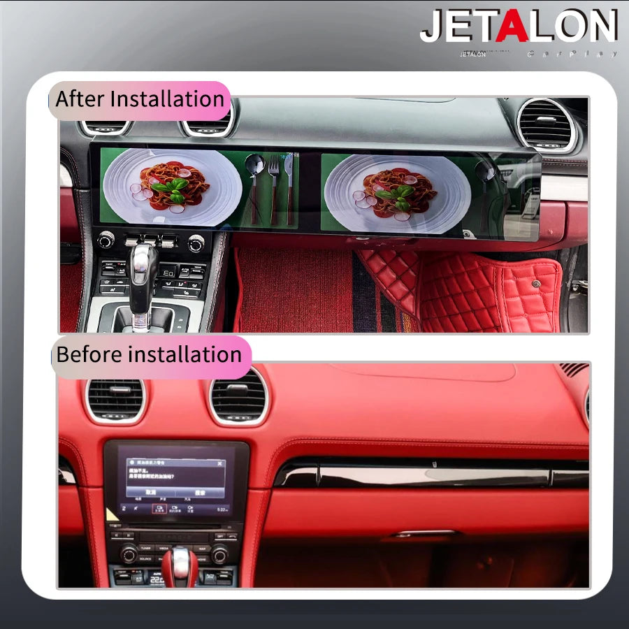 Multimedia Video Player For Porsche Cayman 718 2016-2023 Android15 12.3inch Dual Screen Au | AUTOKITSHOP