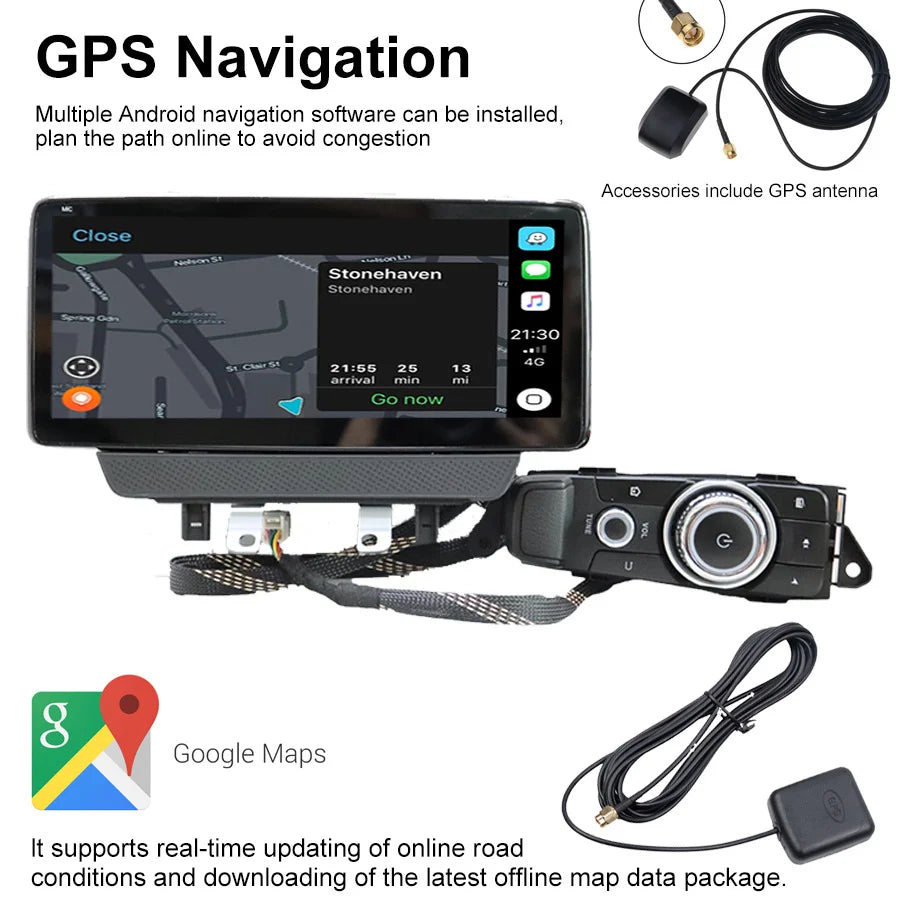 10.25inch Car Radio Android 12 Multimedia Video Player For Mazda 2 2015 CX-3 CX3 2016 GPS