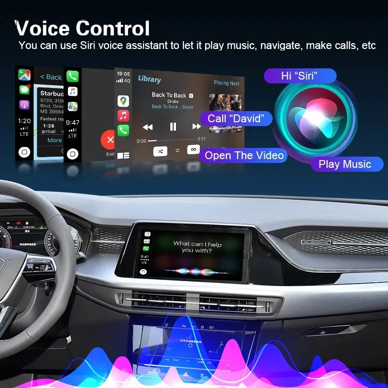 Wireless Newest CarPlay Box For Audi A6 Q6 MIB3 2019-2025 Android Auto Mirror Navigation C