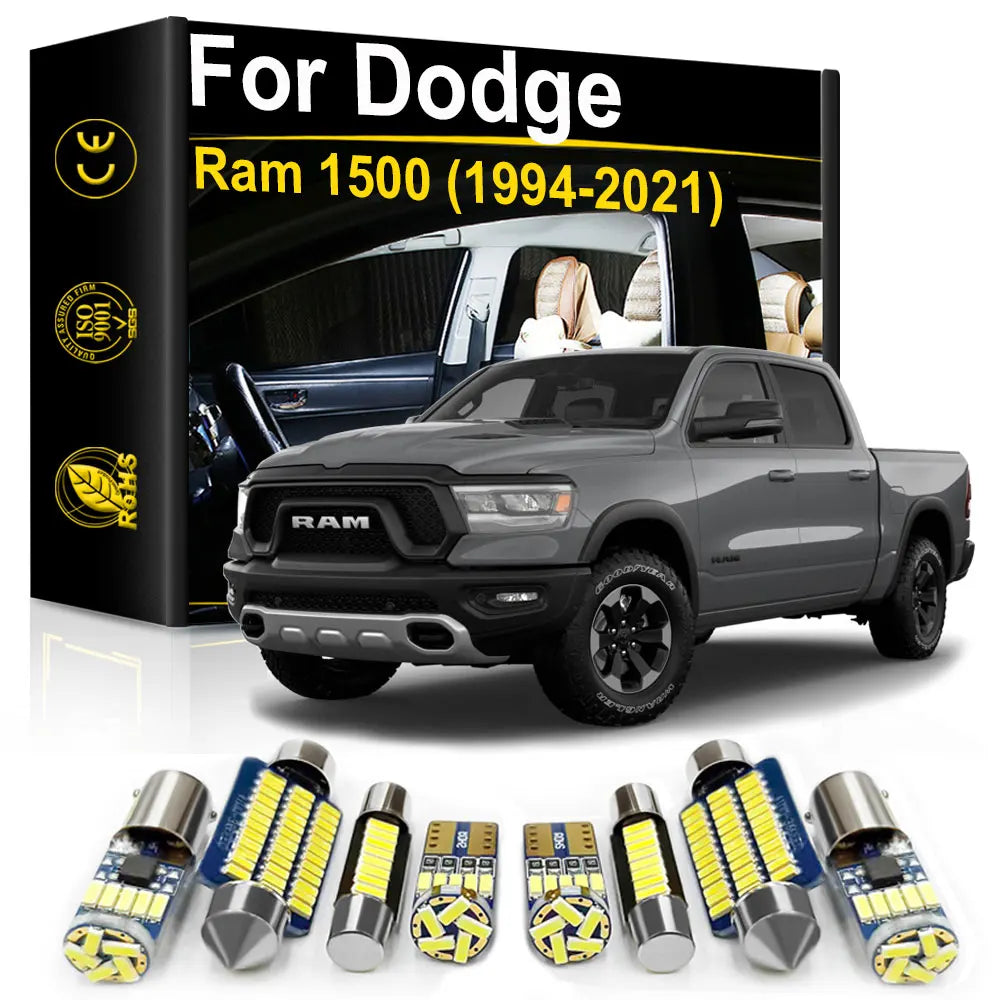 LED Interior Light Kit for Dodge Ram - Canbus Error-Free Bulbs | AUTOKITSHOP