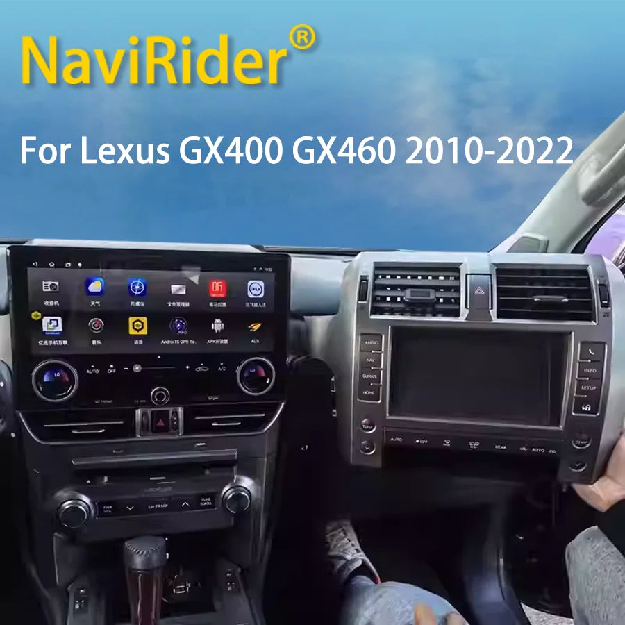 12.5 Inch Car Radio Auto Apple Carplay For Lexus GX400 GX460 2010-2022 Android 14Car GPS N | AUTOKITSHOP