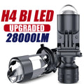 160W 28000LM Auto Lamp Mini Lens LED H4 9003 HIB2 Bulbs Headlight Car Motorcycle Dual Proj
