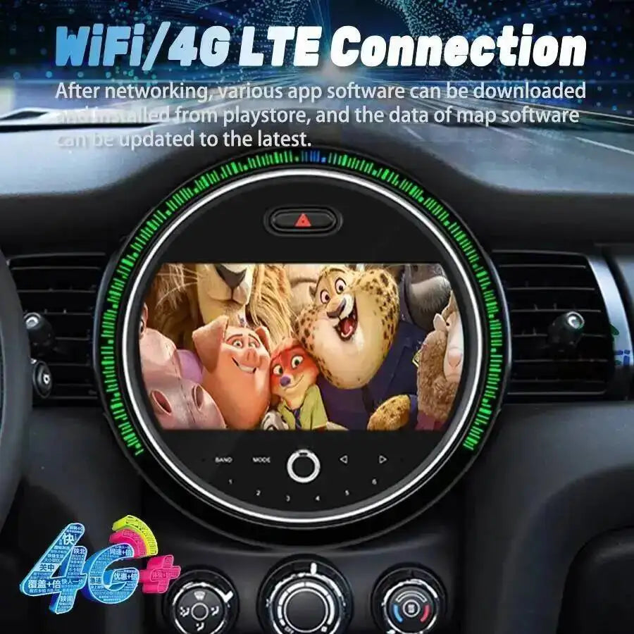 Screen Navigation Android 15 Carplay For BMW Mini One F55 Cooper F56 NBT EVO 2014 2015 201 | AUTOKITSHOP