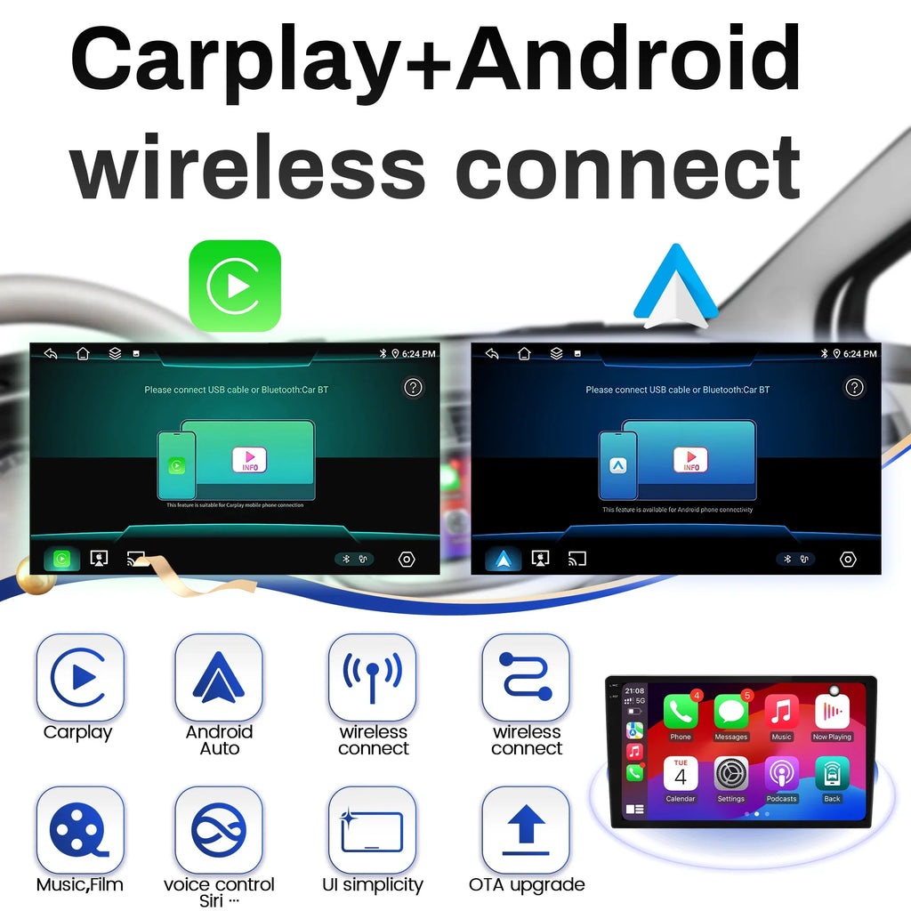 10“ Car Radio For Fiat Fiorino Qubo - Citroen Nemo-Peugeot Bipper 2008-2017 Android 16 BT