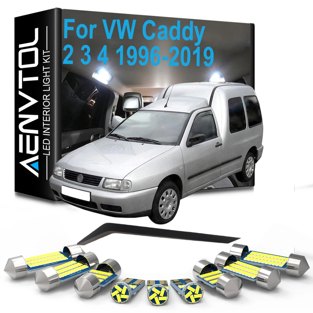 LED Interior Light Kit for VW MK2 MK3 MK4 1996-2014 - Canbus Error-Free Interior Bulbs