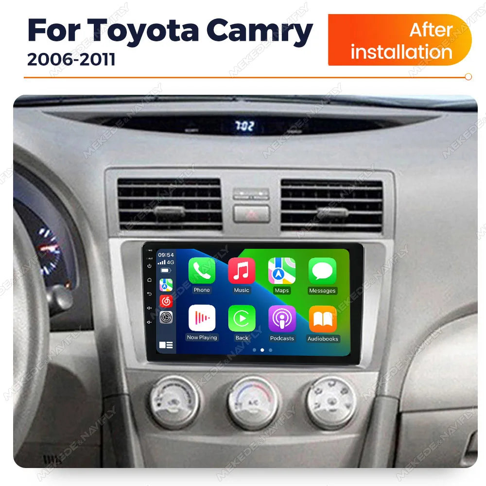 Android 14 Car Intelligent System For Toyota Camry 2006-2011 Autoradio GPS Navigator Head