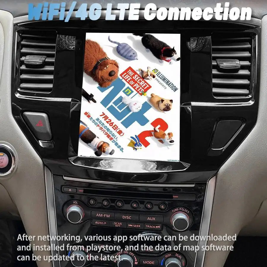 4G HU For Nissan Pathfinder 2012-2019 Android 15 Car Radio Video Player GPS Navigation 10.