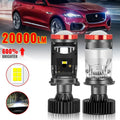 Y7 H4 LED Projector Lens Mini H4 LED Lenses led Auto Headlight Bulbs High Low Beam Canbus