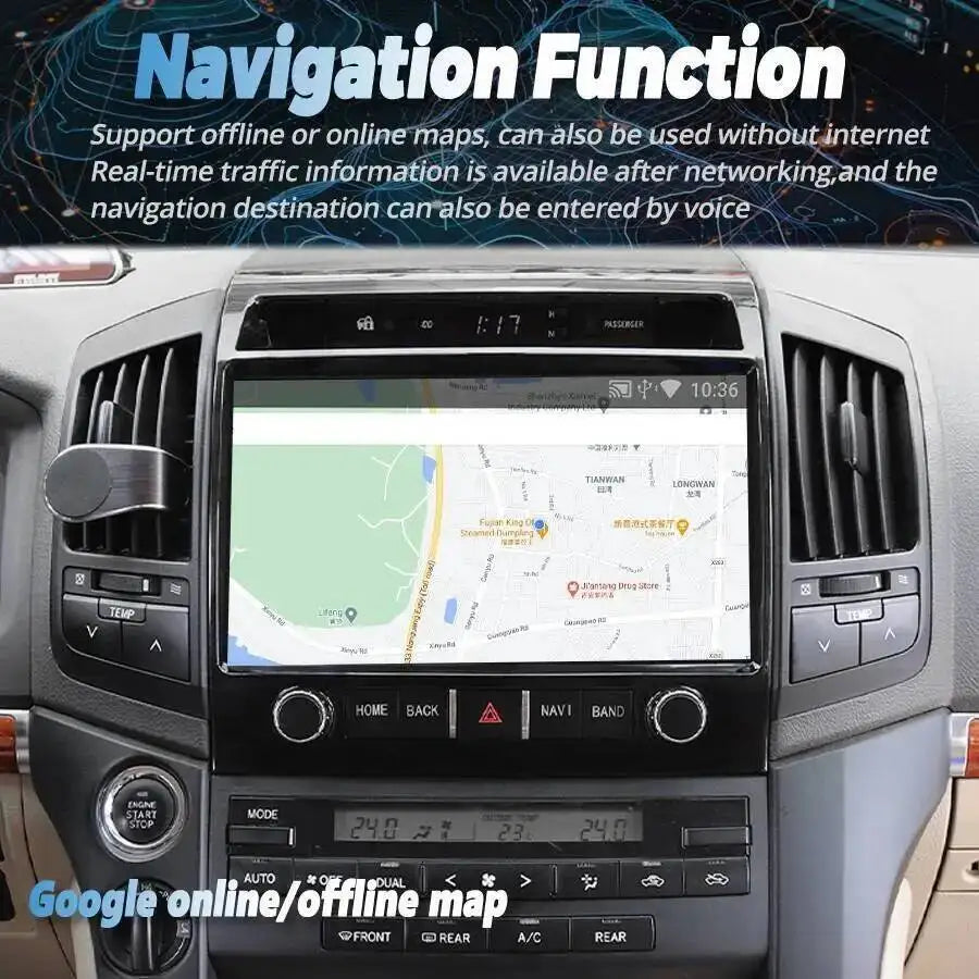 11.5inch Touch Screen For Toyota Land Cruiser LC200 LC300 2008-2015 Car Radio Carplay GPS