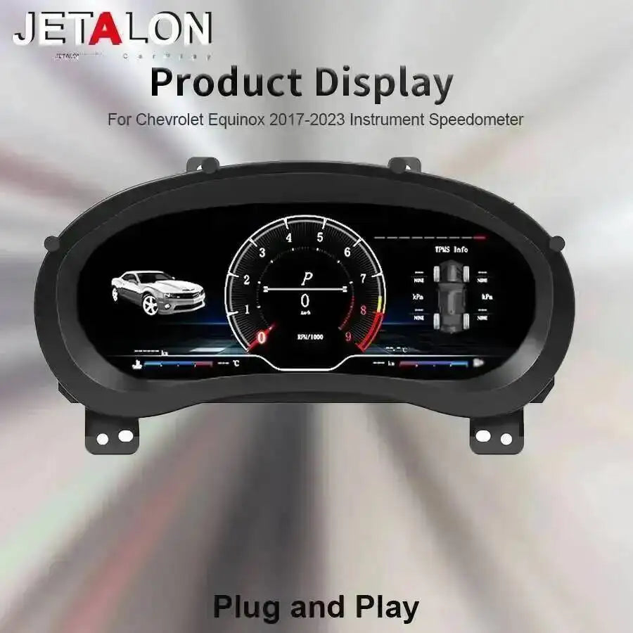 For Chevrolet Equinox 2017-2023 12.3 Inch Virtual Cockpit HD Digital Instrument Cluster LC | AUTOKITSHOP