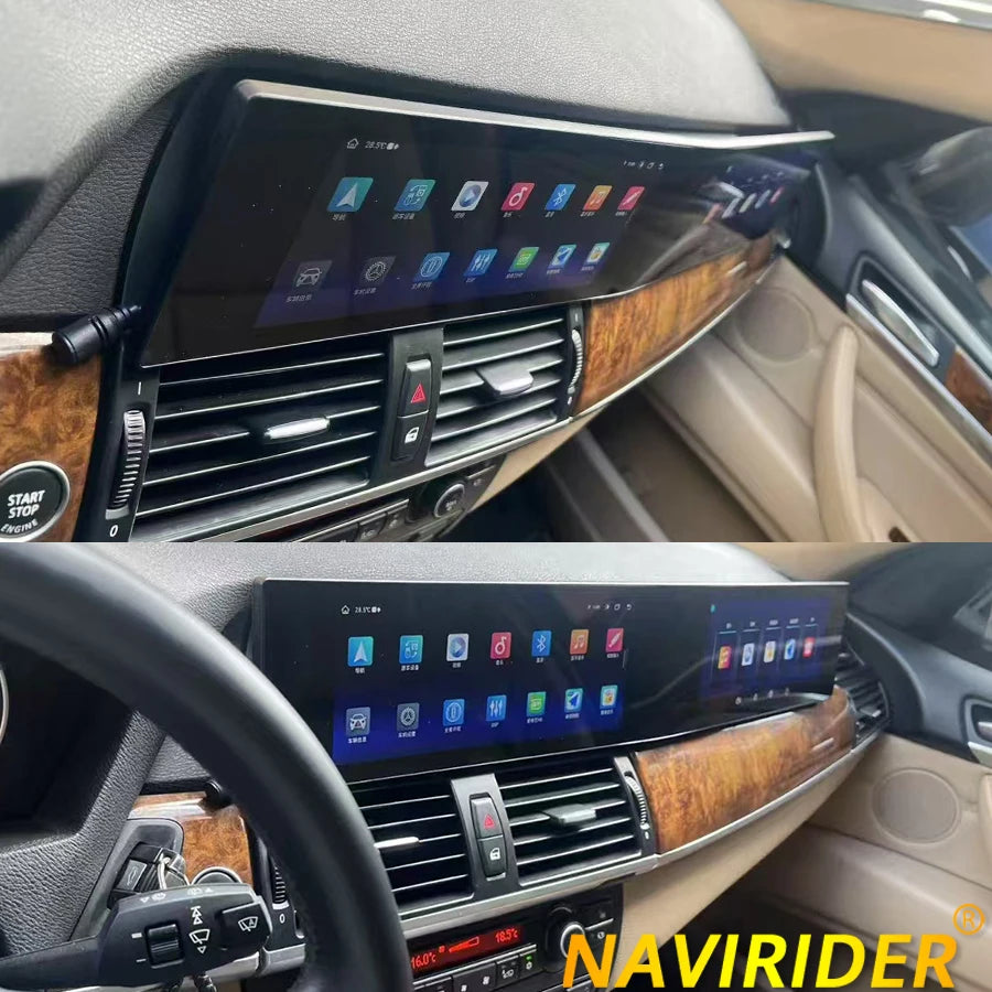 21" Curved Screen For BMW 5 Series F10 F11 X5 X6 NBT 2011-2017 Android Carplay Car Multime | AUTOKITSHOP