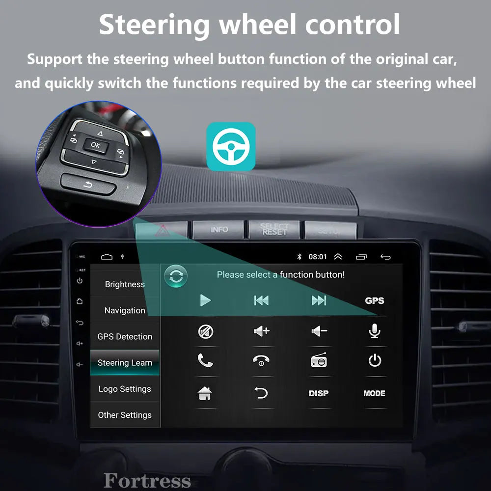 Android 16 Carplay Auto 2K Screen Car Radio Multimedia Player For Toyota Venza 2008 - 2016