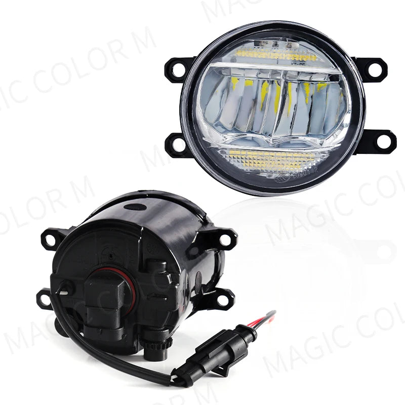 2in1 Car LED Fog Light DRL Daytime Running Lamp for Toyota Corolla Camry Prius Tacoma RAV4 | AUTOKITSHOP