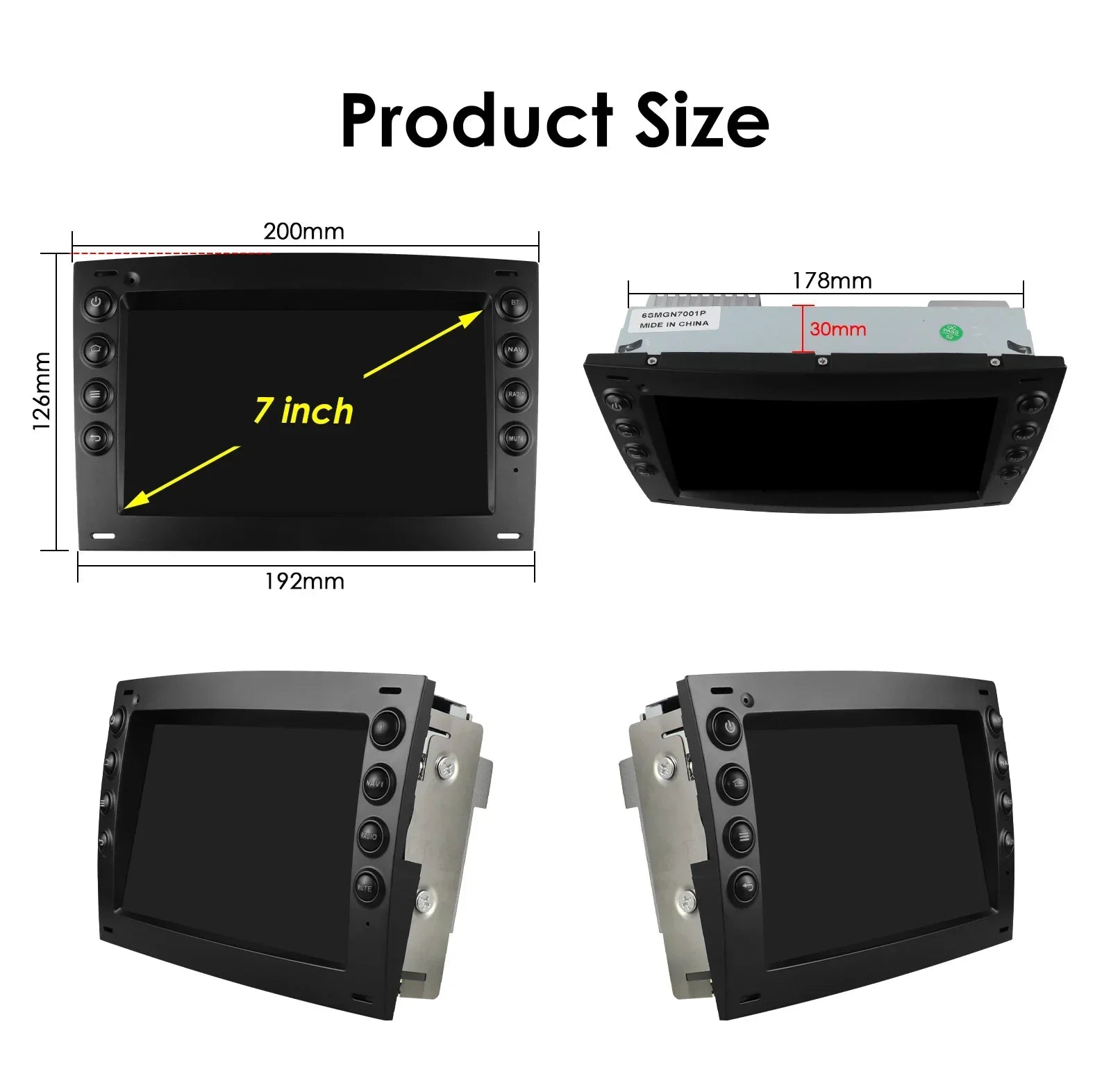 2din Android 12 Car radio for Renault Megane 2 2002-2006 2007 2008 2009 multimedia player