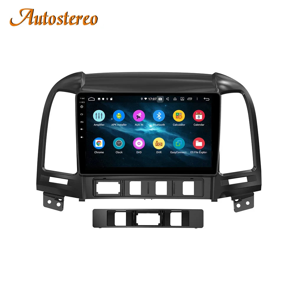 Carplay Android 14 Car Multimedia Player GPS Navigation for Hyundai Sante Fe 2006-2012 Car