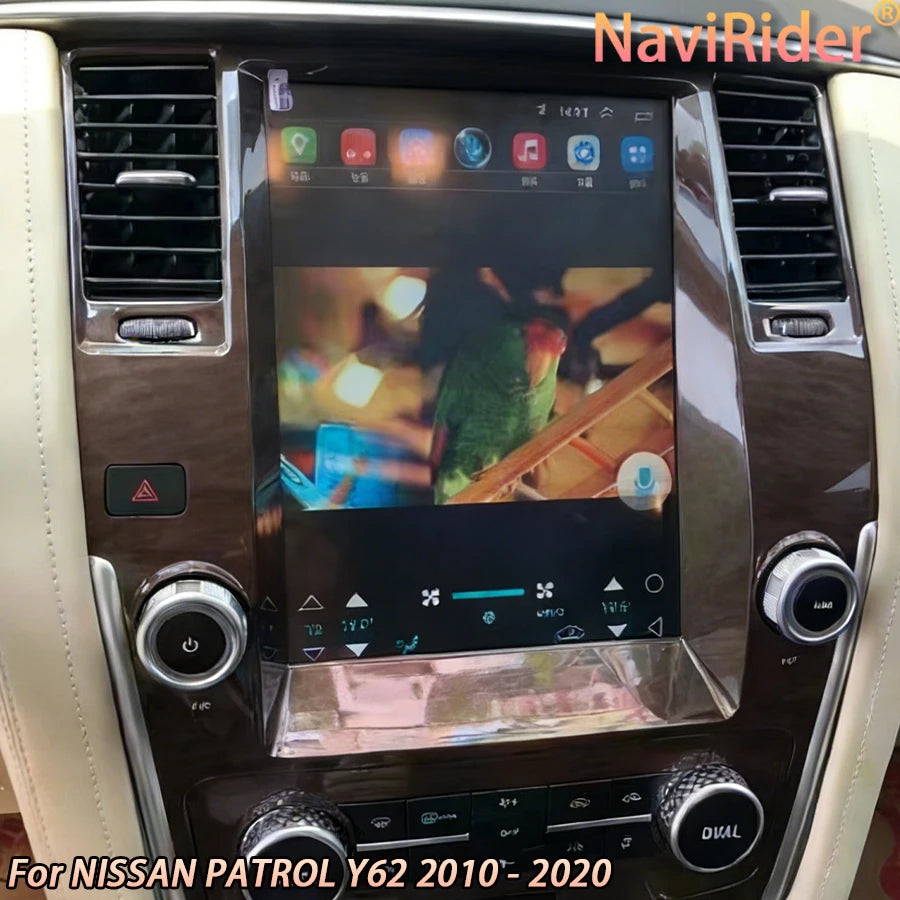 12.1" Android15 For NISSAN PATROL Y62 2010-2020 Qualcomm Carplay CAR Multimedia Radio Ster