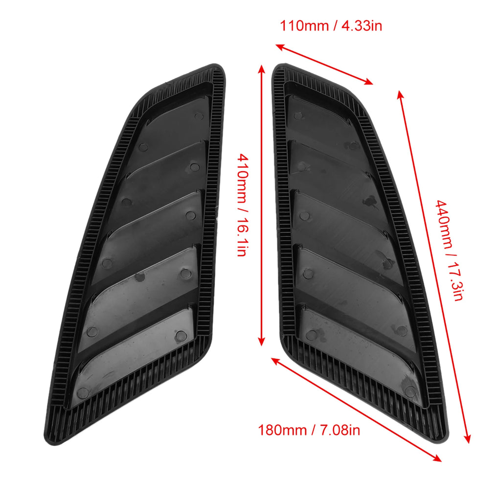 Car Auto Modification Hood Bonnet Vent Cover Fit for Ford Mustang 2015-2017 Bonn for Ford 2015-2017 - Automotive LED Lig