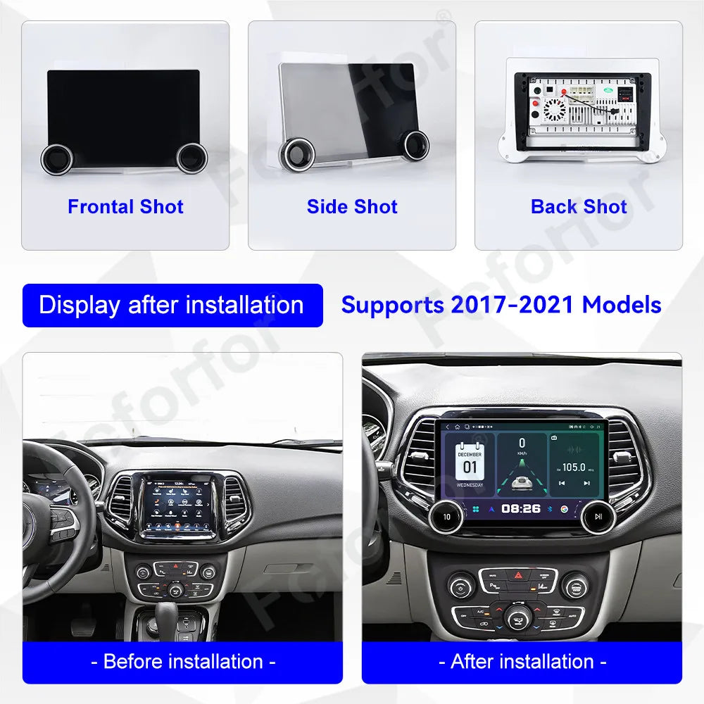 Advanced HD Touch Screen Android 15 11.5 Inch Wireless CarPlay GPS Navigation Stereo Head
