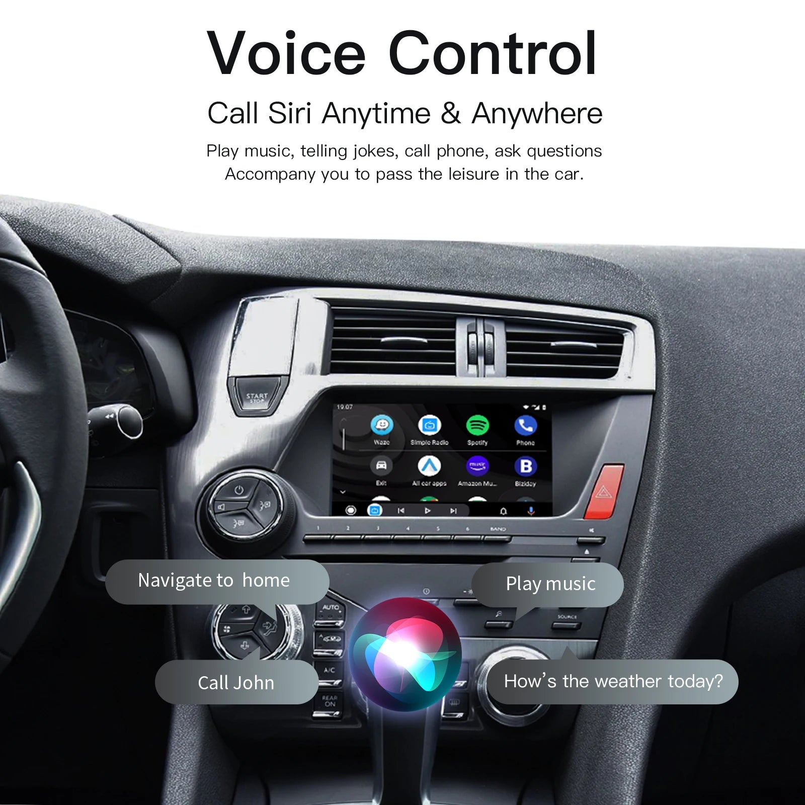Wireless Carplay Android auto for Peugeot SMEG NAC 208 308 508 3008 Citroen C4 DS3 DS4 DS5