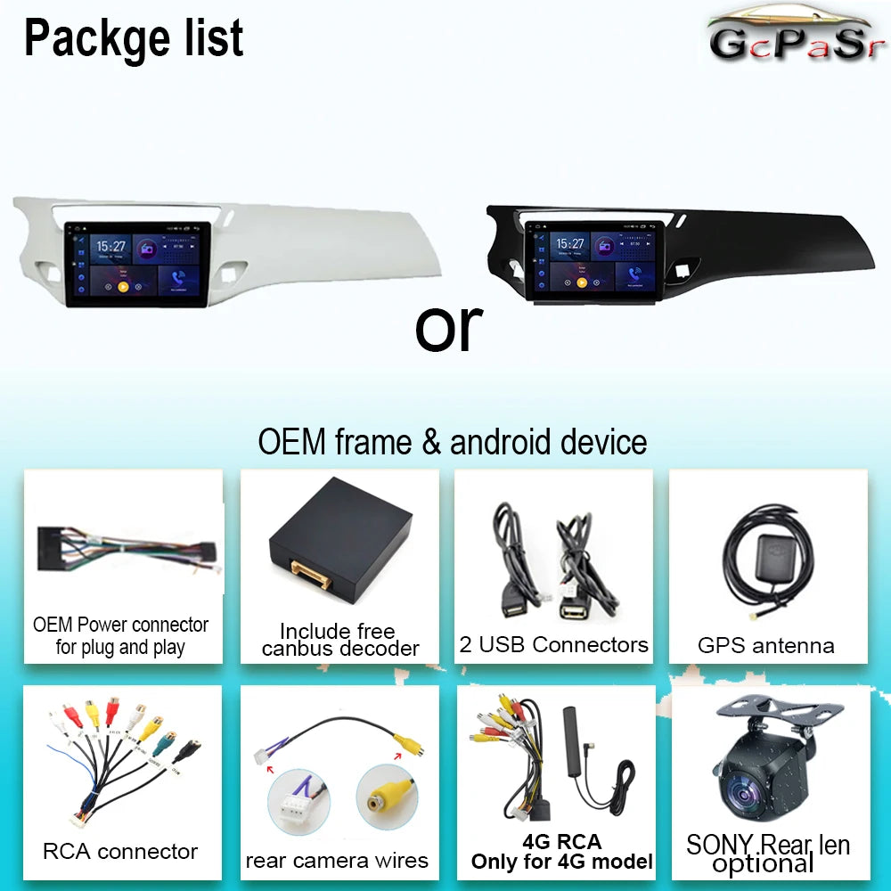 Android Auto For Citroen C3 DS3 2010 - 2016 Car Radio Video Player Multimedia Stereo Navig