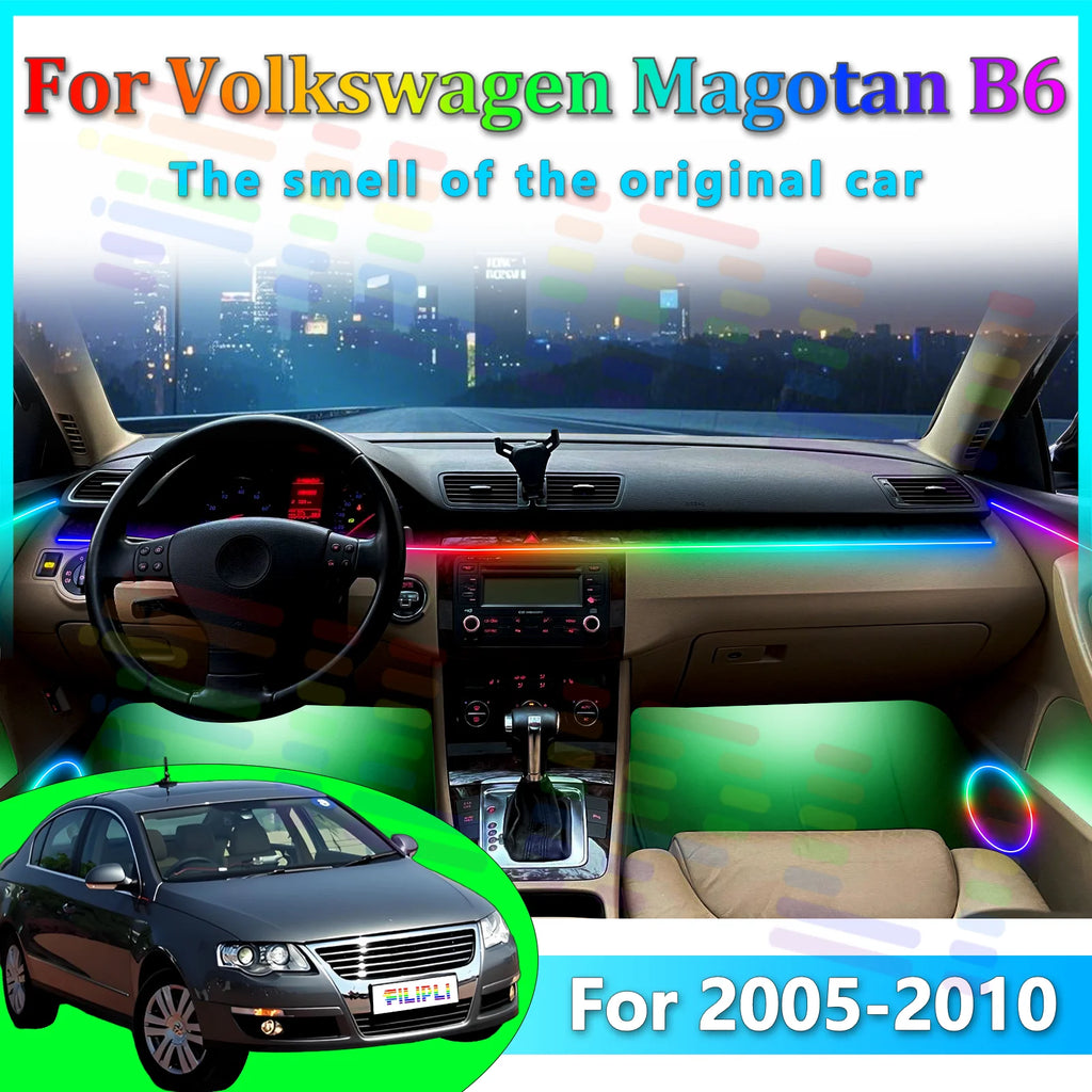 RGB - Ambient Light - for VW B6 2005-2010 - App Control - Car Interior Lighting | AUTOKITSHOP