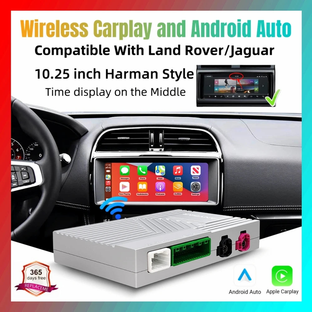 LEXXSON Wireless Carplay Android Auto Decorder Box For Land Rover Jaguar Harman Discovery  | AUTOKITSHOP