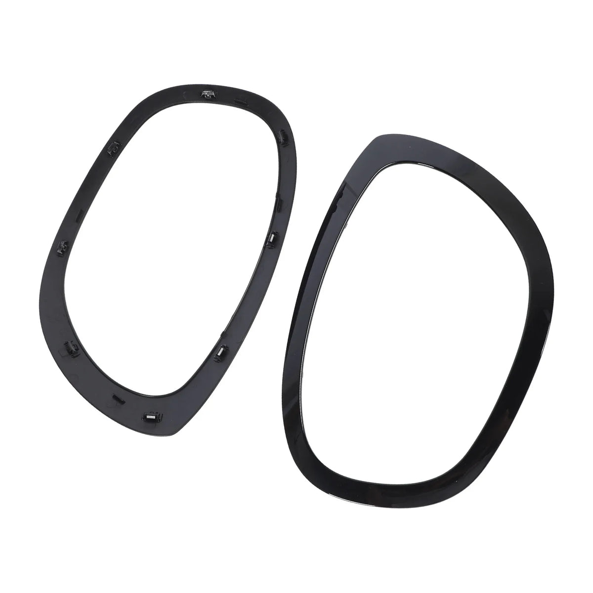 1 Pair Car Headlight Trim Ring 51138739351 Black Headlight Trim Ring Bezel Replacement for Coope - Automotive LED Light