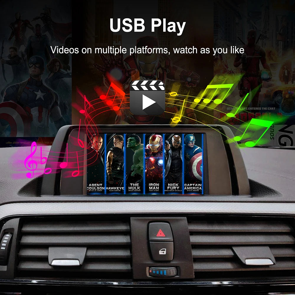 Wireless Carplay Android Auto Lossless Installation For BMW 5 6 7 Series F01 F02 2013-2015 | AUTOKITSHOP