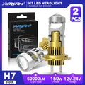 XSTORM H7 LED Projector Headlight H11 H8 9005 9006 H4 LED Projector Lens Hedalights Canbus
