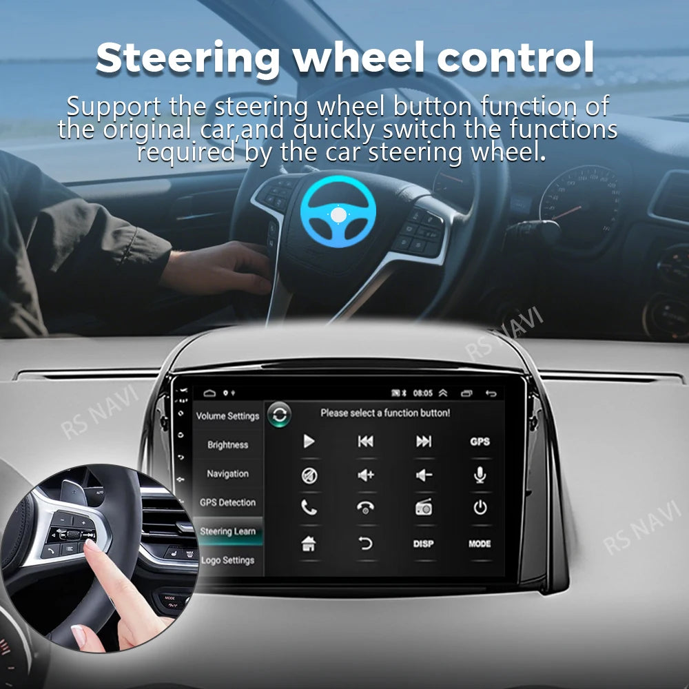 Plug and Play Android 16 For Renault Koleos 2008 -2016 2K QLED Android Car Radio Multimedi