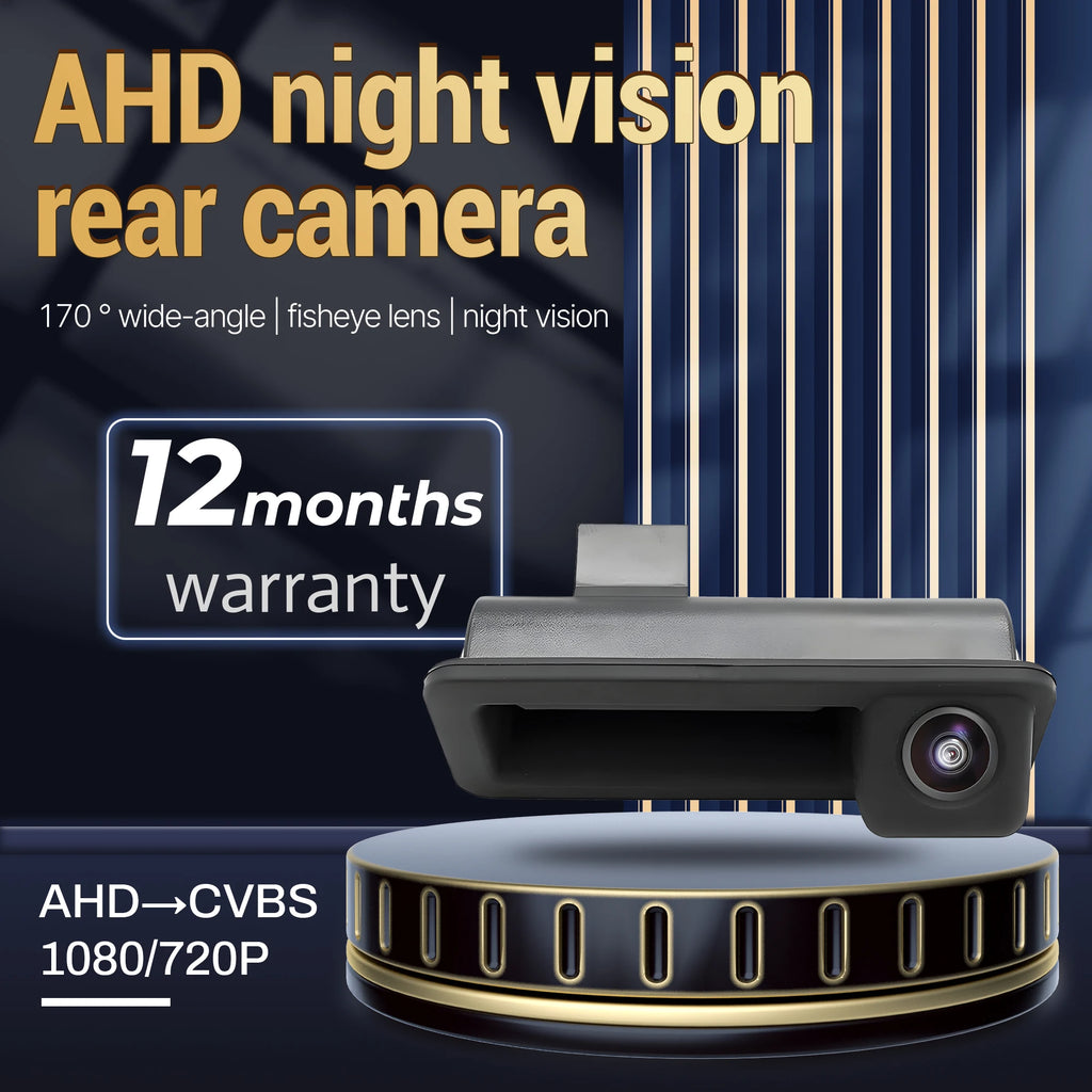 AHD 1080P 170°Trunk Handle Camera For Ford Mondeo MK4 CHIA-X Ford Fiesta ST Ford Focus Lan