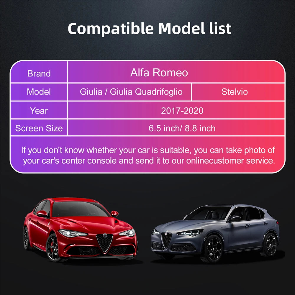 ANYFAR New Upgrade Wireless Carplay Android Auto Car Play Function Box for Alfa Romeo Stel | AUTOKITSHOP