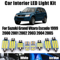 LED Interior Map Dome Light Car Reading Bulb Kit Canbus For Suzuki Grand Vitara Escudo 199