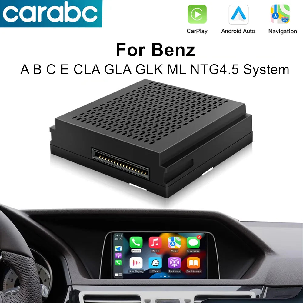 CARABC Wireless Carplay Suitable For Mercedes Benz A B C E CLA GLA GLK ML Sprinter NTG4.5