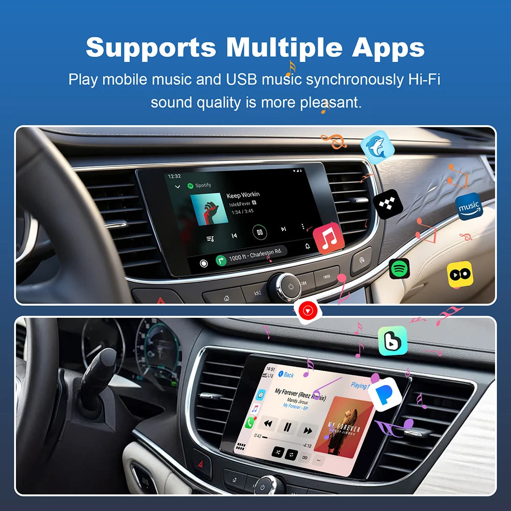 Wireless CarPlay Android Auto Decoder Box For Buick LaCross Regal Envision Verano 2014-201 | AUTOKITSHOP