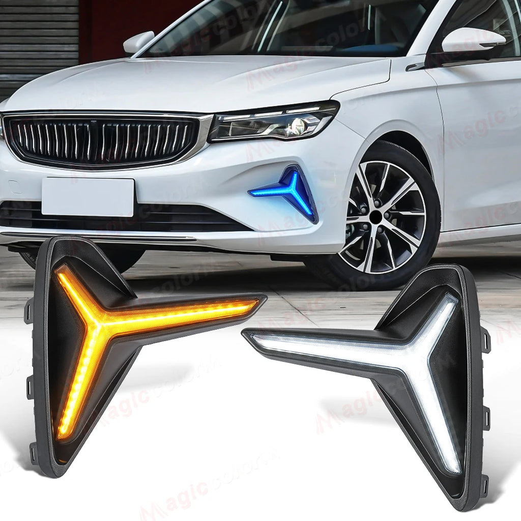 For Geely Proton S70 Emgrand DIHAO EC7 2021 2022 2023 2024 LED DRL Daytime Running Lights  | AUTOKITSHOP