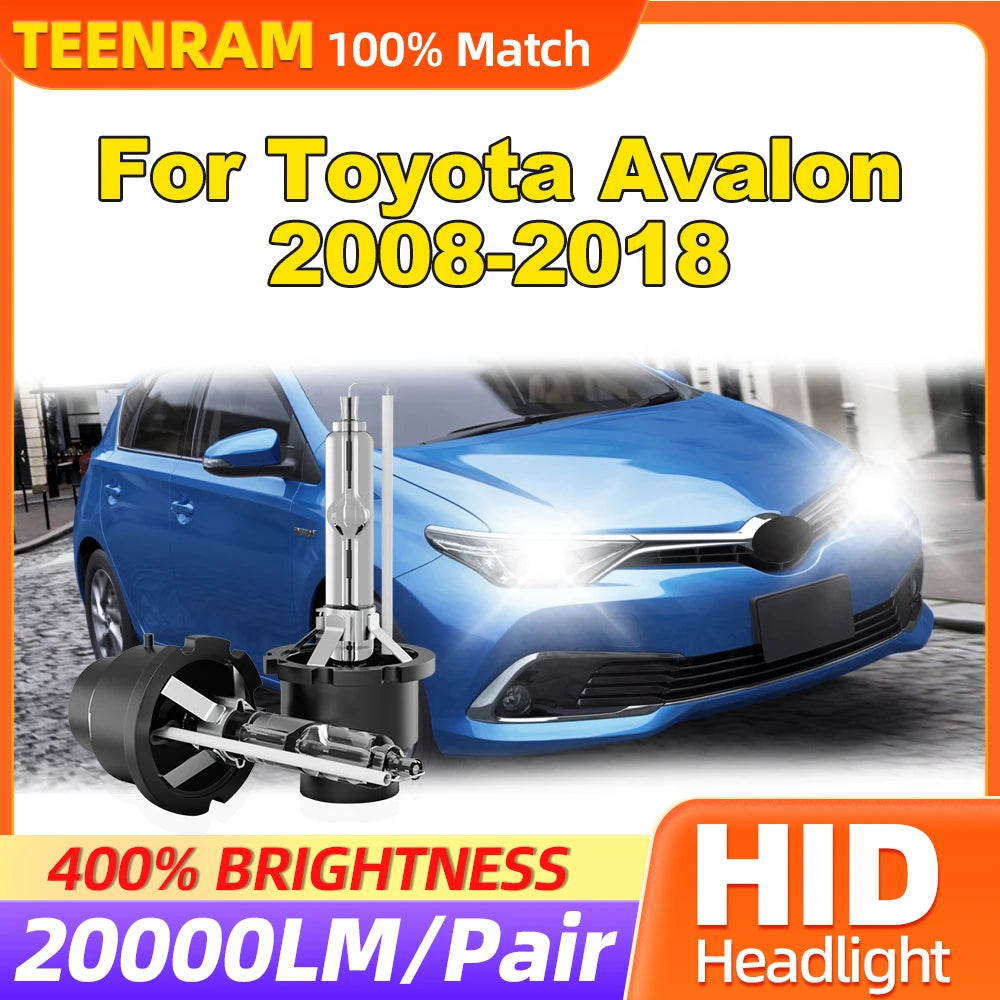 35W Plug And Play HID Xenon Headlight Bulbs 20000LM Auto Headlamp 12V For Toyota Avalon 20